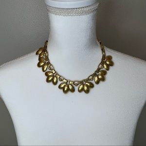 J Crew Gold statement necklace